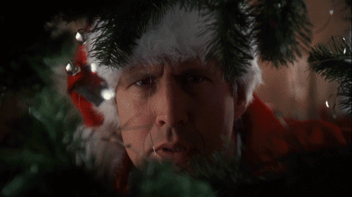 karácsony griswold fenyőben